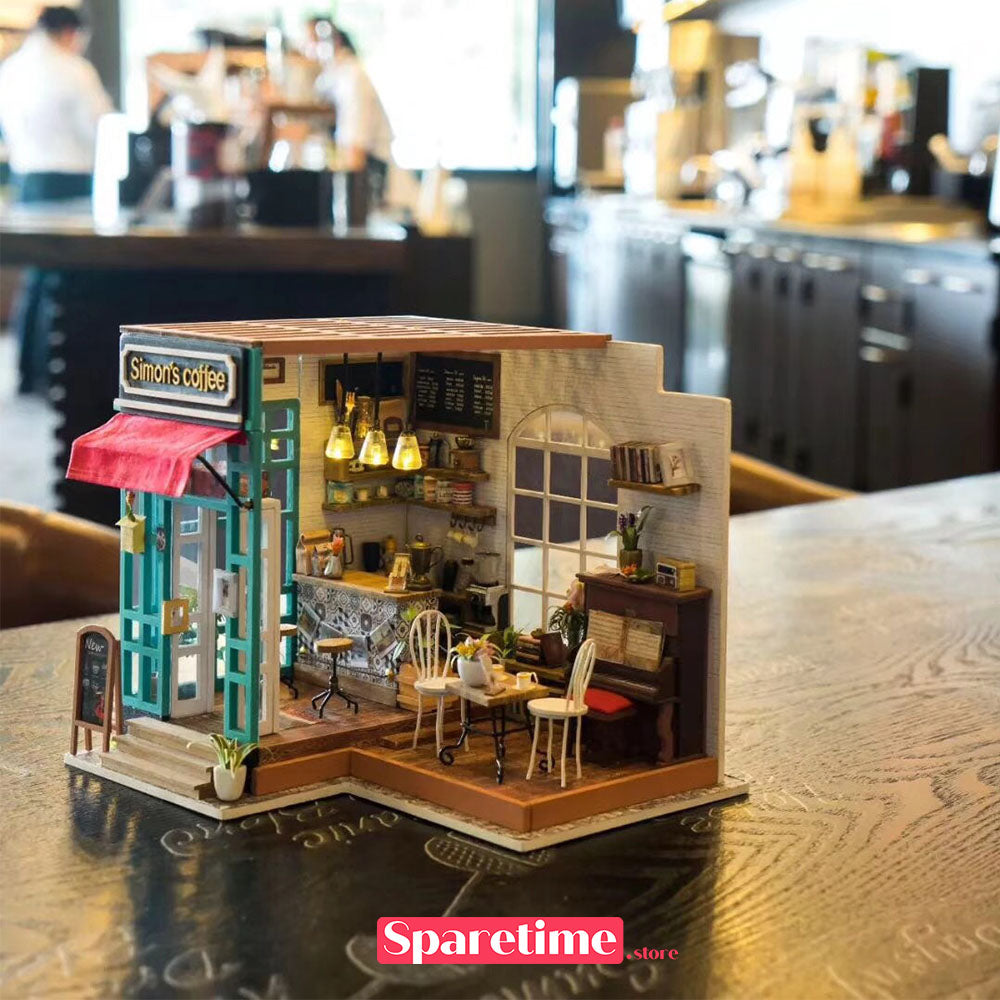 Rolife Simon’s Coffee Miniature Dollhouse kit