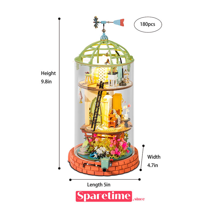 Rolife Mysterious World Domed Loft Miniature Dollhouse kit