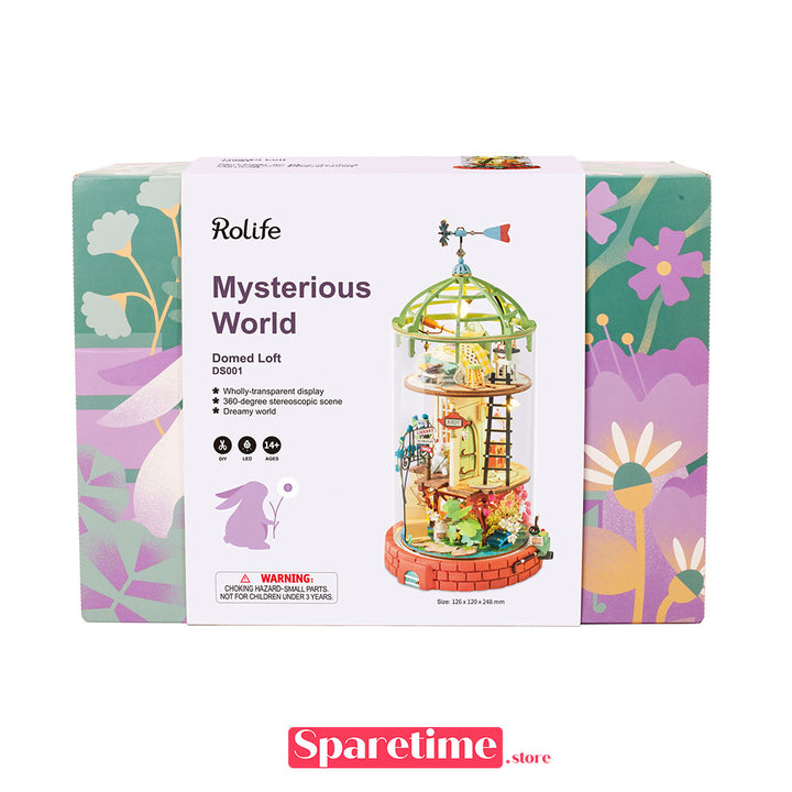 Rolife Mysterious World Domed Loft Miniature Dollhouse kit