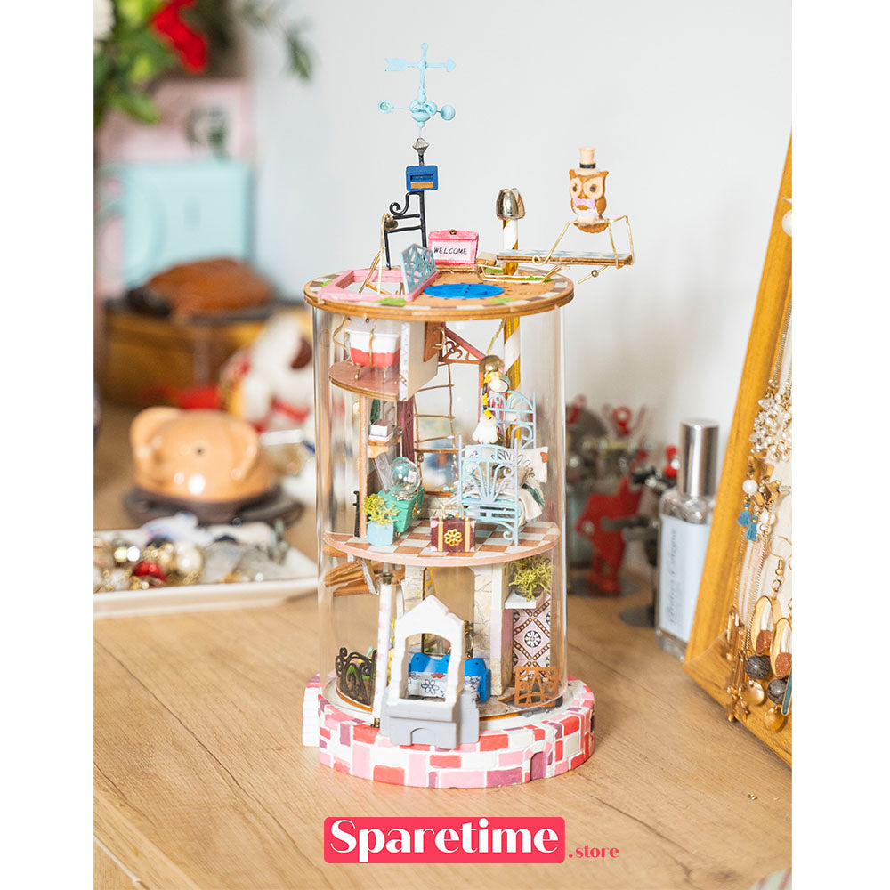 Rolife Mysterious World Bloomy House Miniature Dollhouse kit