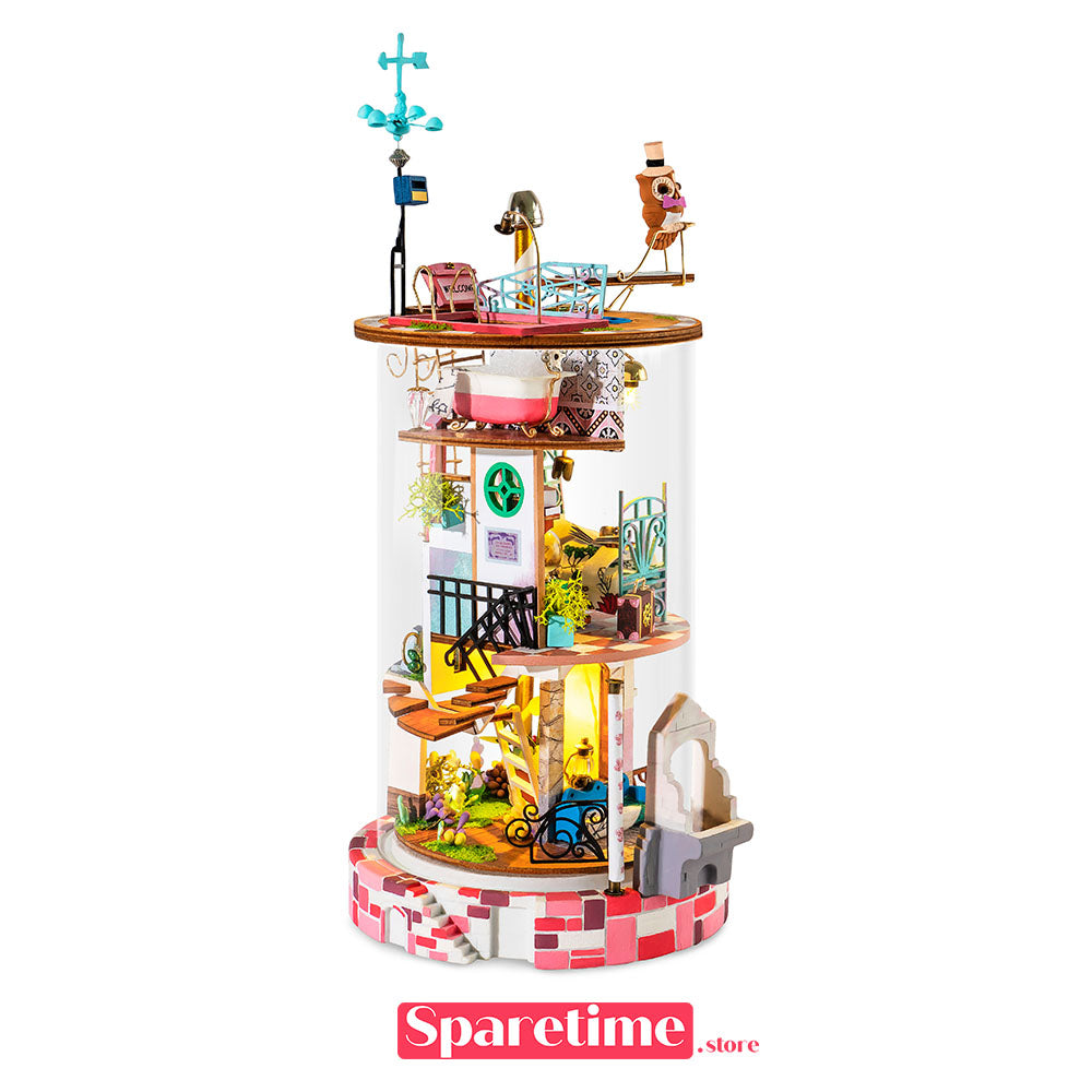 Rolife Mysterious World Bloomy House Miniature Dollhouse kit