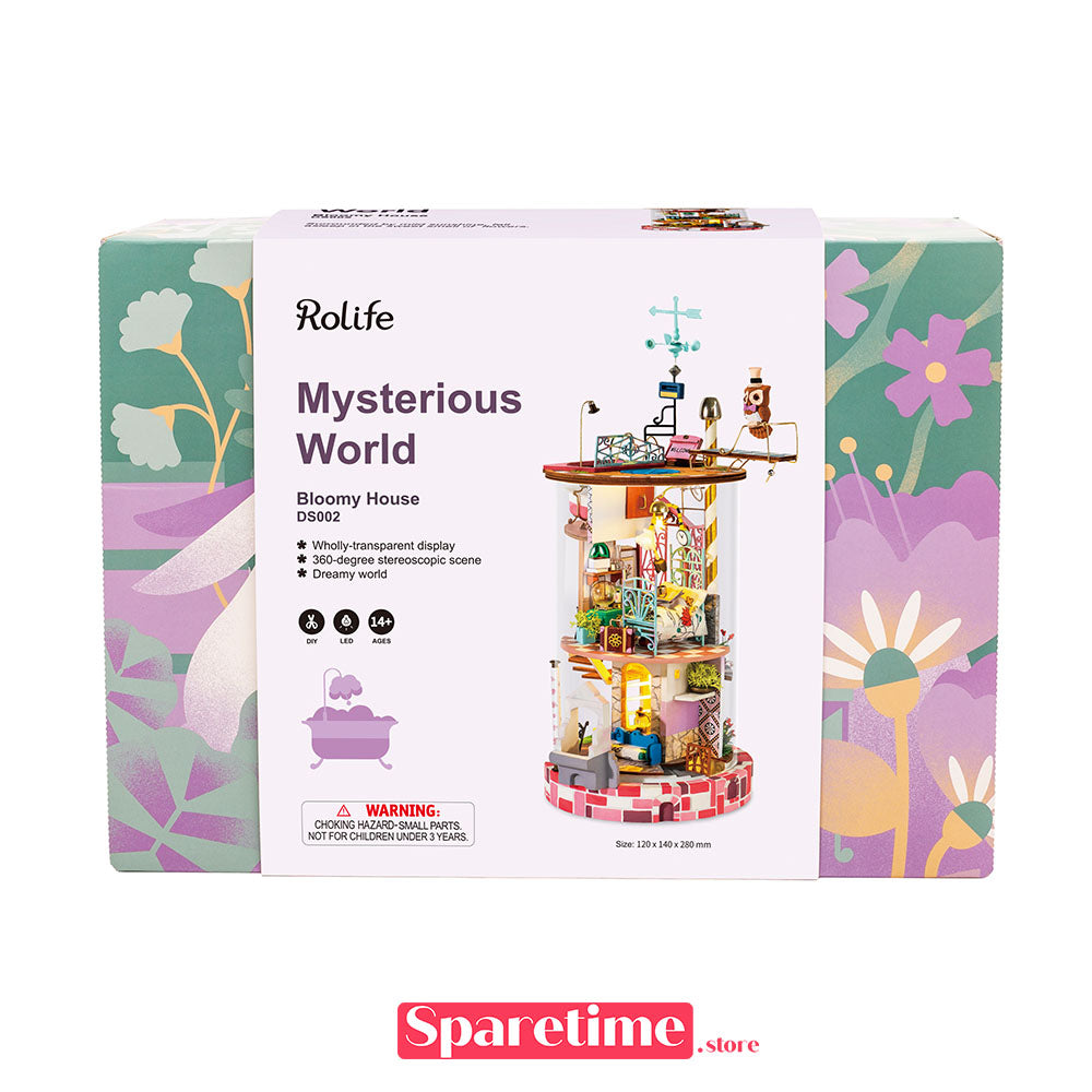 Rolife Mysterious World Bloomy House Miniature Dollhouse kit