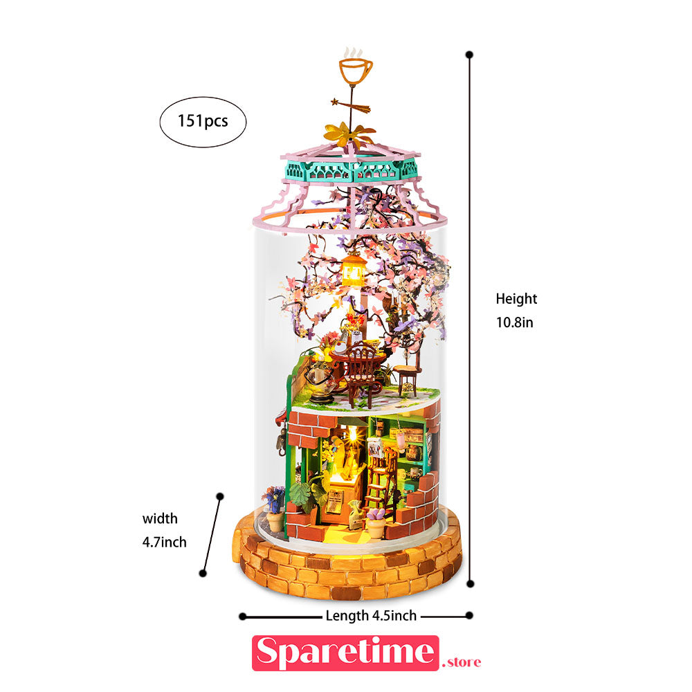 Rolife Mysterious World Magical Cafe Miniature Dollhouse kit