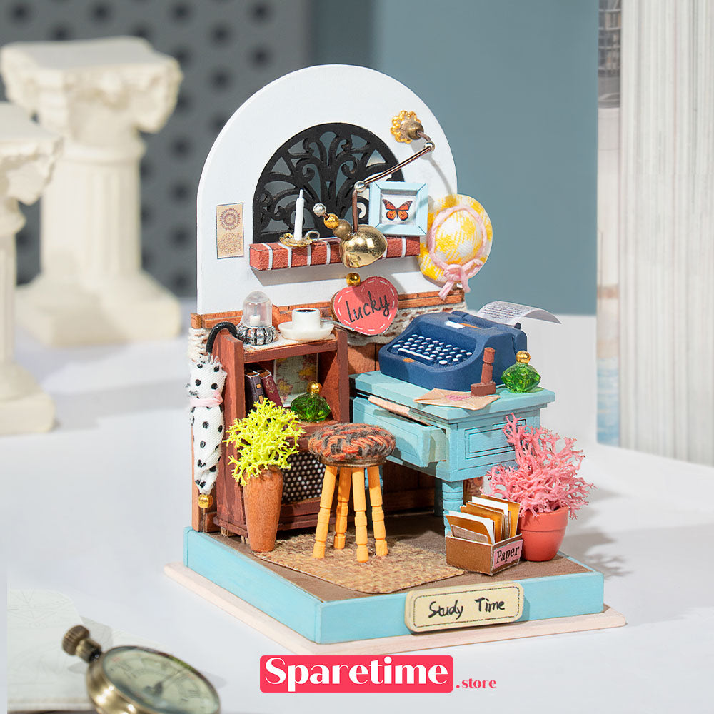 Rolife Record Mood (Study) Miniature Dollhouse kit