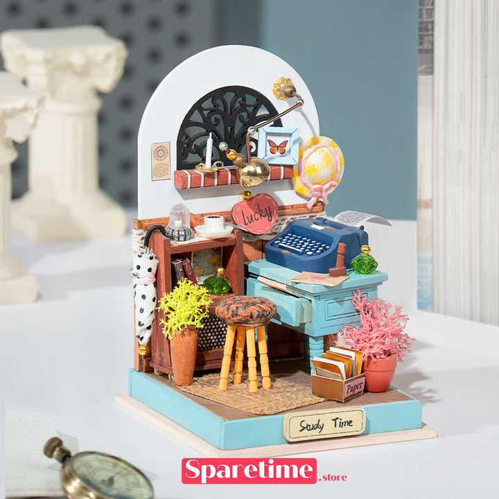 Rolife Record Mood (Study) Miniature Dollhouse kit
