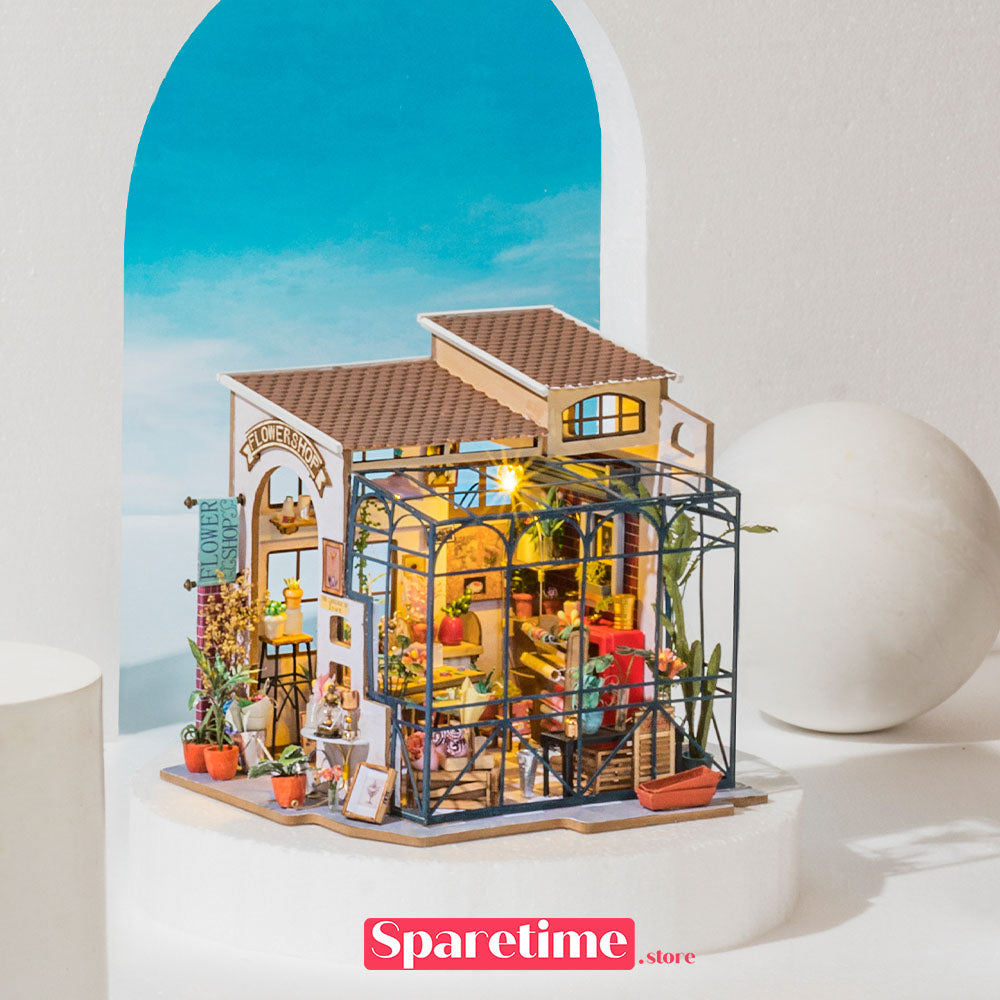 Rolife Emily's Flower Shop Miniature Dollhouse kit