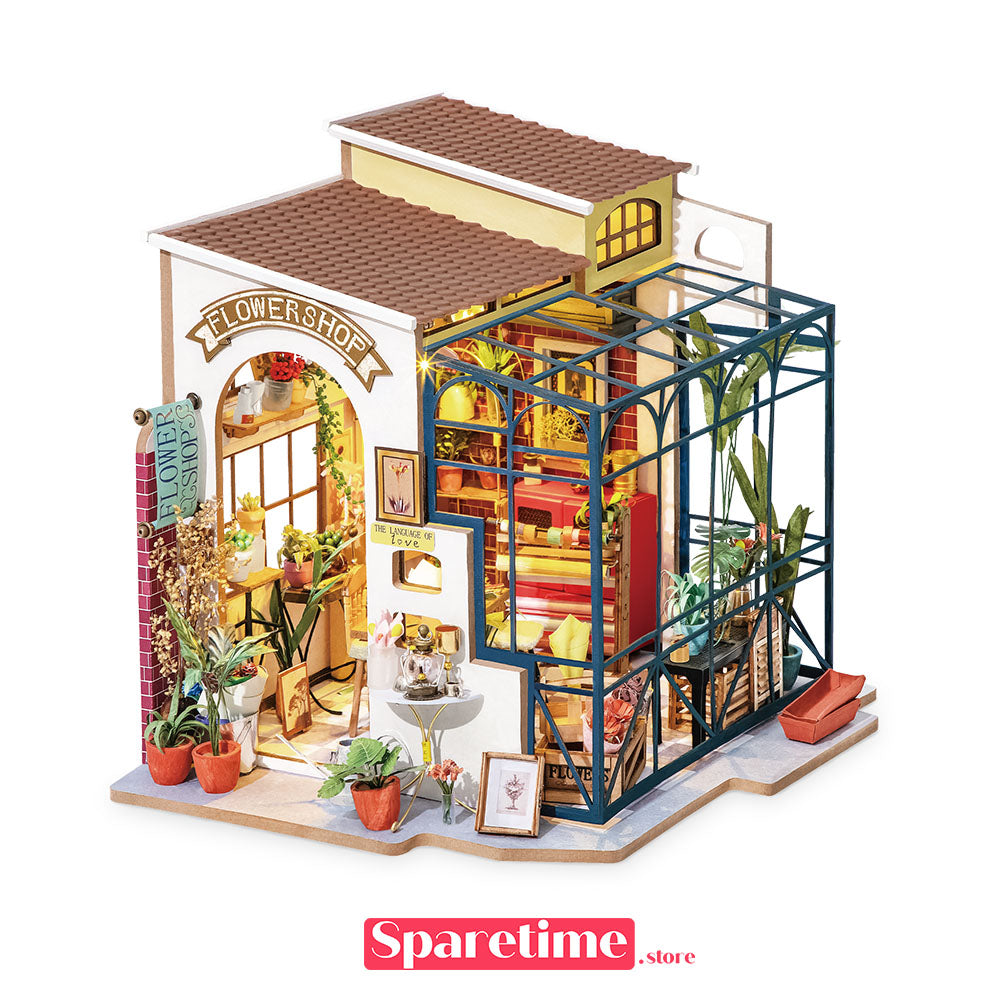 Rolife Emily's Flower Shop Miniature Dollhouse kit
