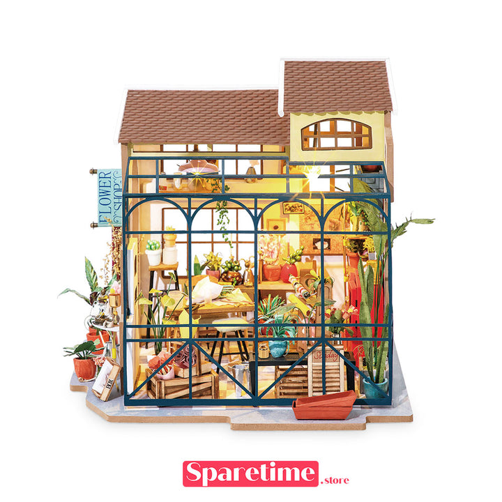 Rolife Emily's Flower Shop Miniature Dollhouse kit