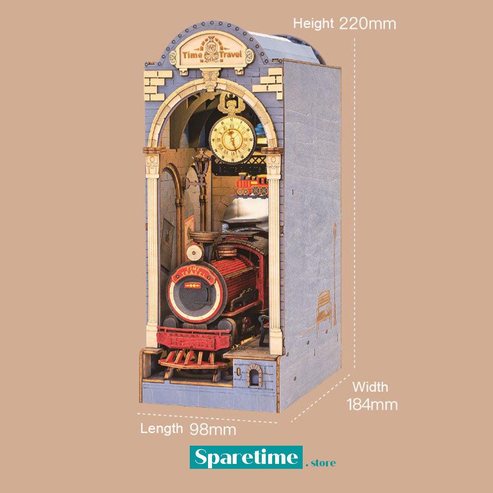 Rolife Time Travel 3D Wooden DIY Miniature House Book Nook TGB04