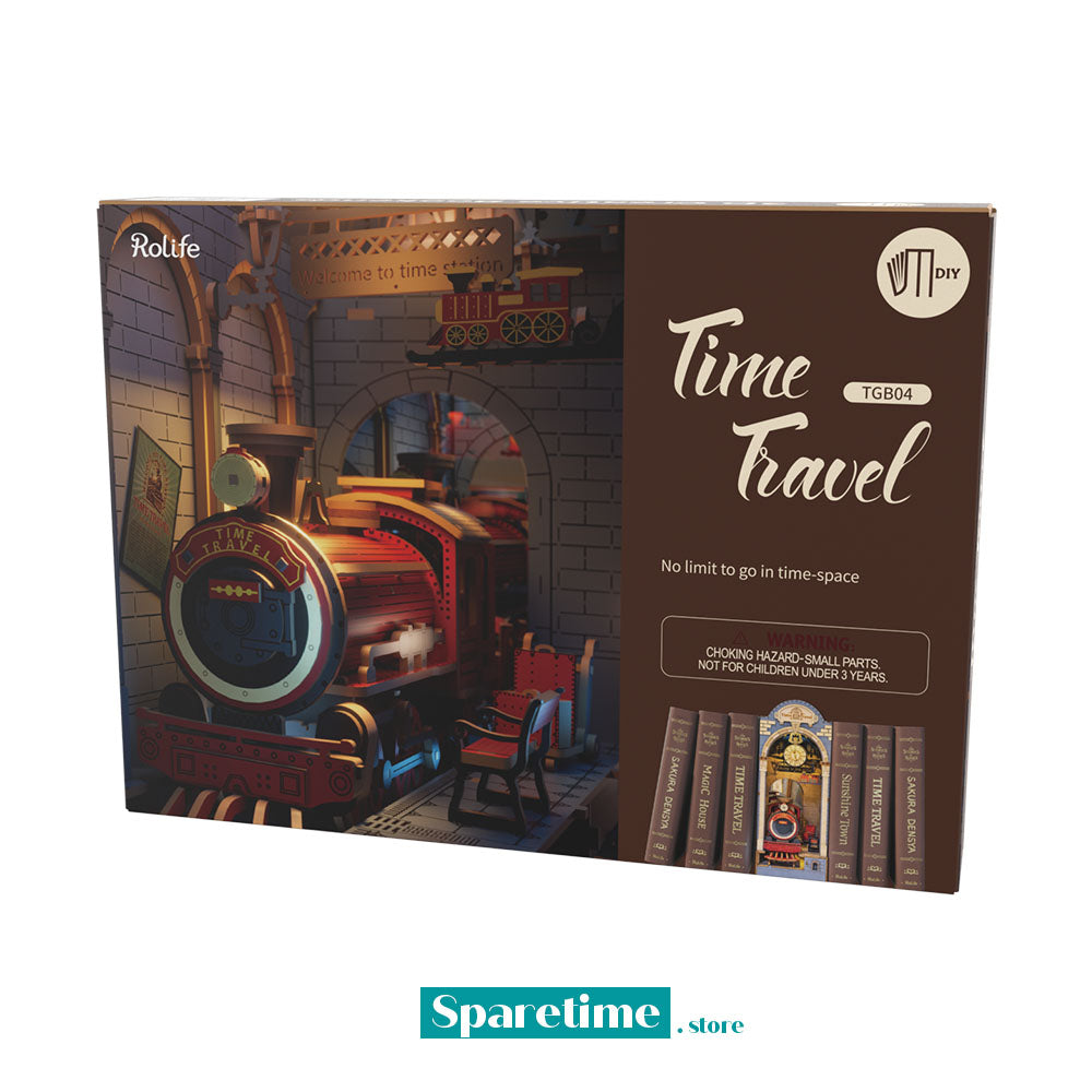 Rolife Time Travel 3D Wooden DIY Miniature House Book Nook TGB04