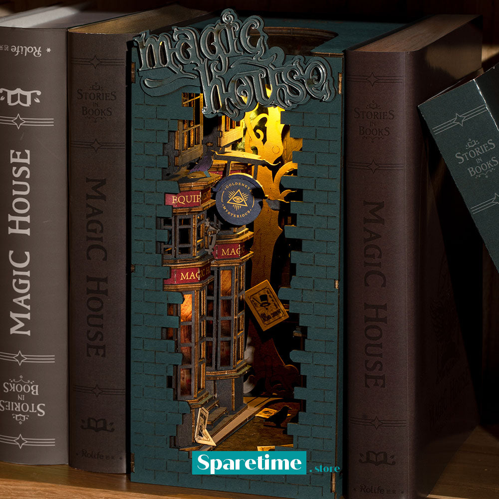 Rolife Magic House 3D Wooden DIY Miniature House Book Nook TGB03