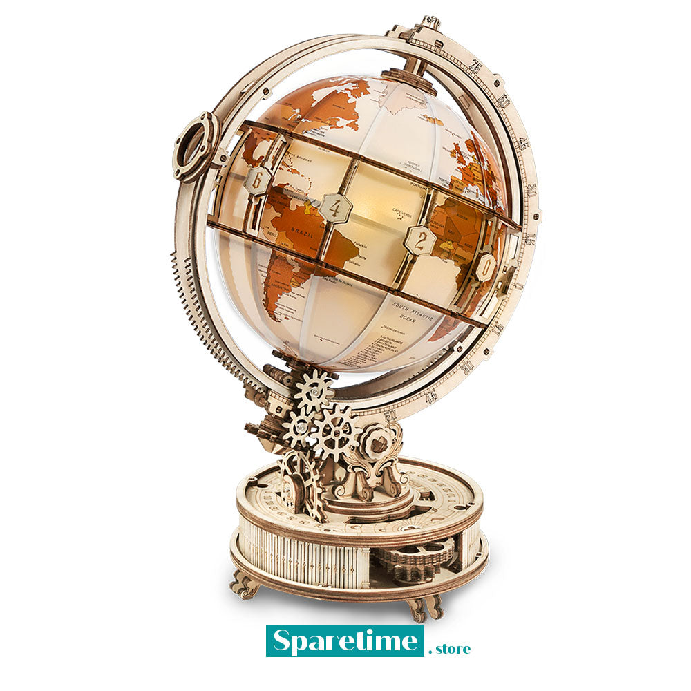 ROKR Luminous Globe 3D Wooden Puzzle ST003