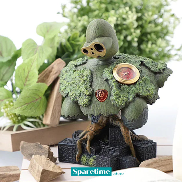 Hopes of the Robot Soldier Statue Desk Clock "Castle in the Sky", Benelic