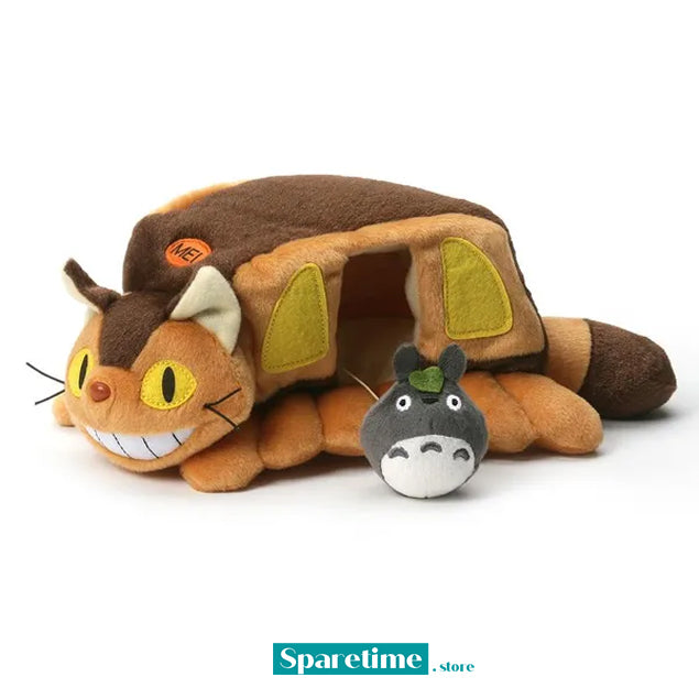 Catbus and Gray Totoro Plush "My Neighbor Totoro", Sun Arrow Plush