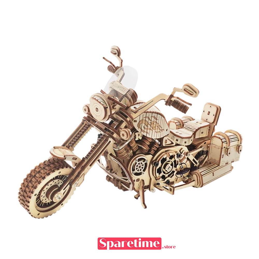 ROKR Cruiser Motorcycle LK504 3D Wooden Puzzle Sparetime