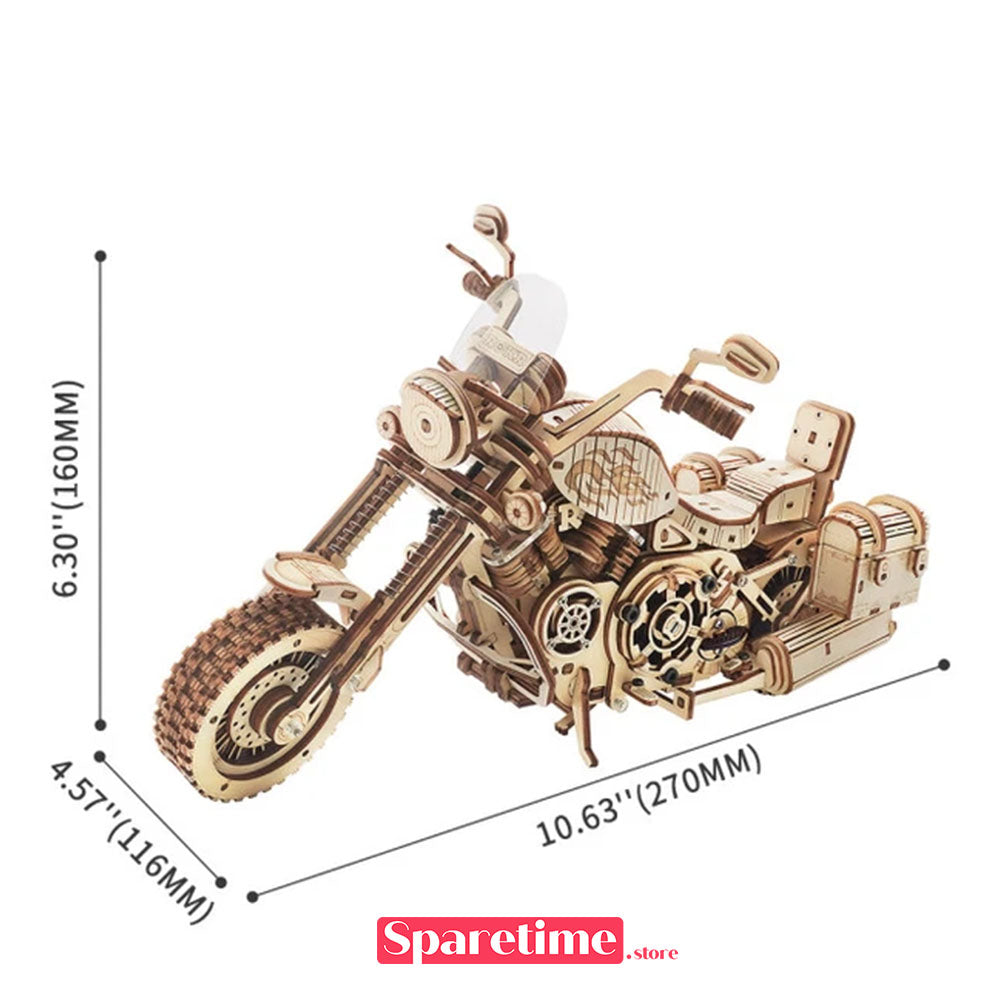 Rokr Cruiser Motorcycle 3D Wooden Puzzles