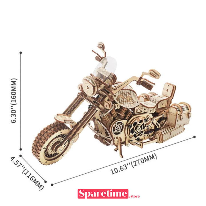 Rokr Cruiser Motorcycle 3D Wooden Puzzles