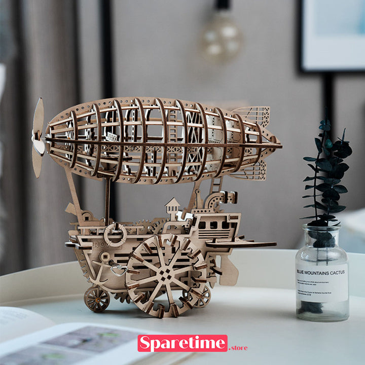 ROKR Air Vehicle ( Airship Plane ) 3D Wooden Puzzles