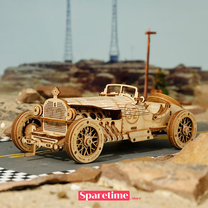 Rokr Grand Prix Car 3D Wooden Puzzle