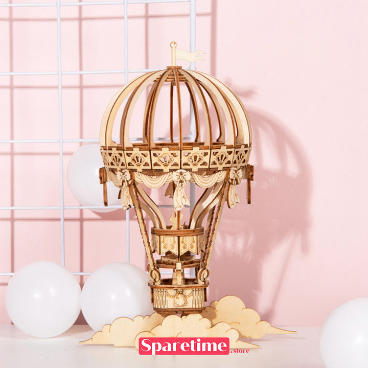 Robotime Rolife Hot Air Balloon 3D Wooden Puzzle