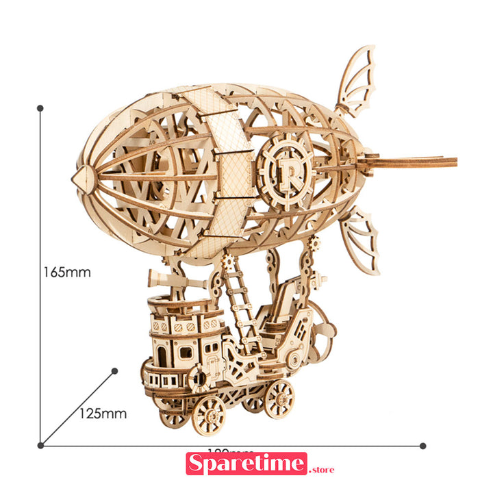 robotime Rolife Airship Modern 3D Wooden Puzzle