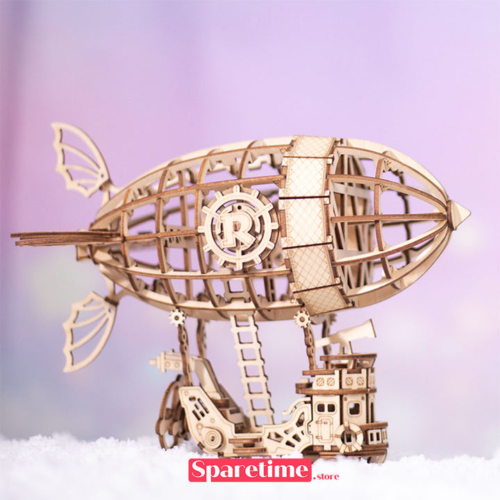 robotime Rolife Airship Modern 3D Wooden Puzzle