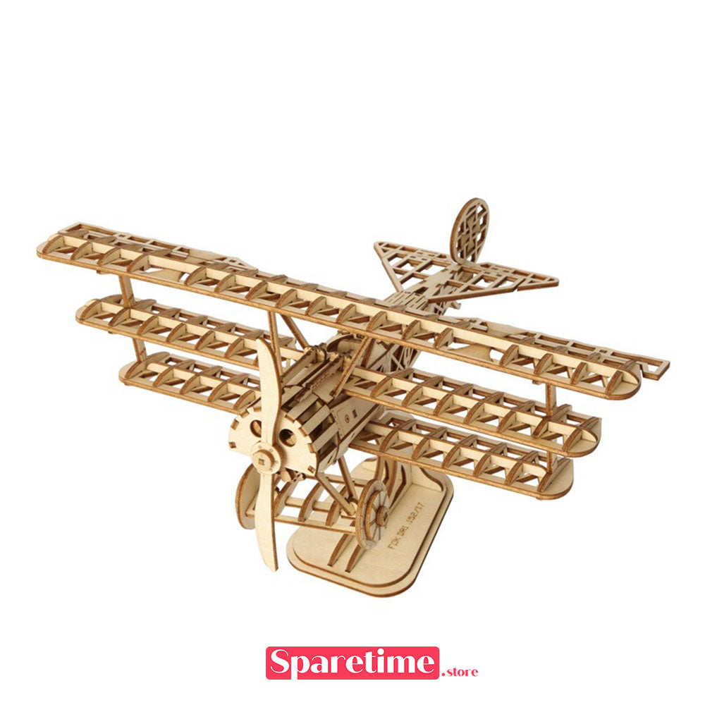 robotime Rolife Bi-Plane Modern 3D Wooden Puzzle