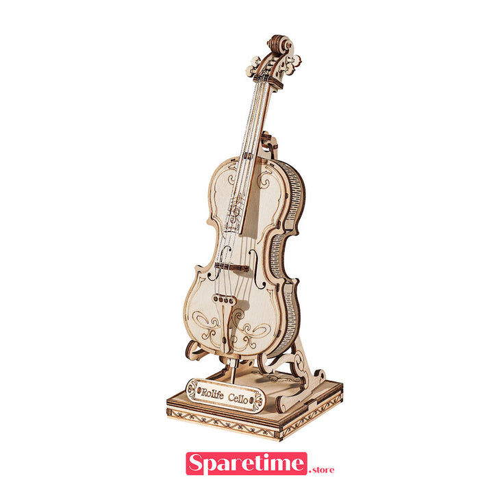 Robotime Rolife Cello Modern 3D Wooden Puzzle