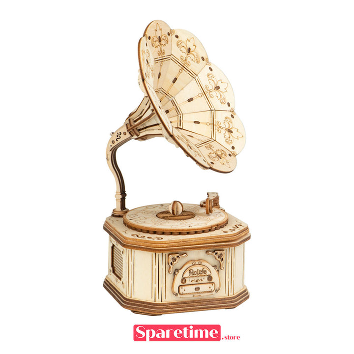 Robotime Rolife Gramophone 3D Wooden Puzzle