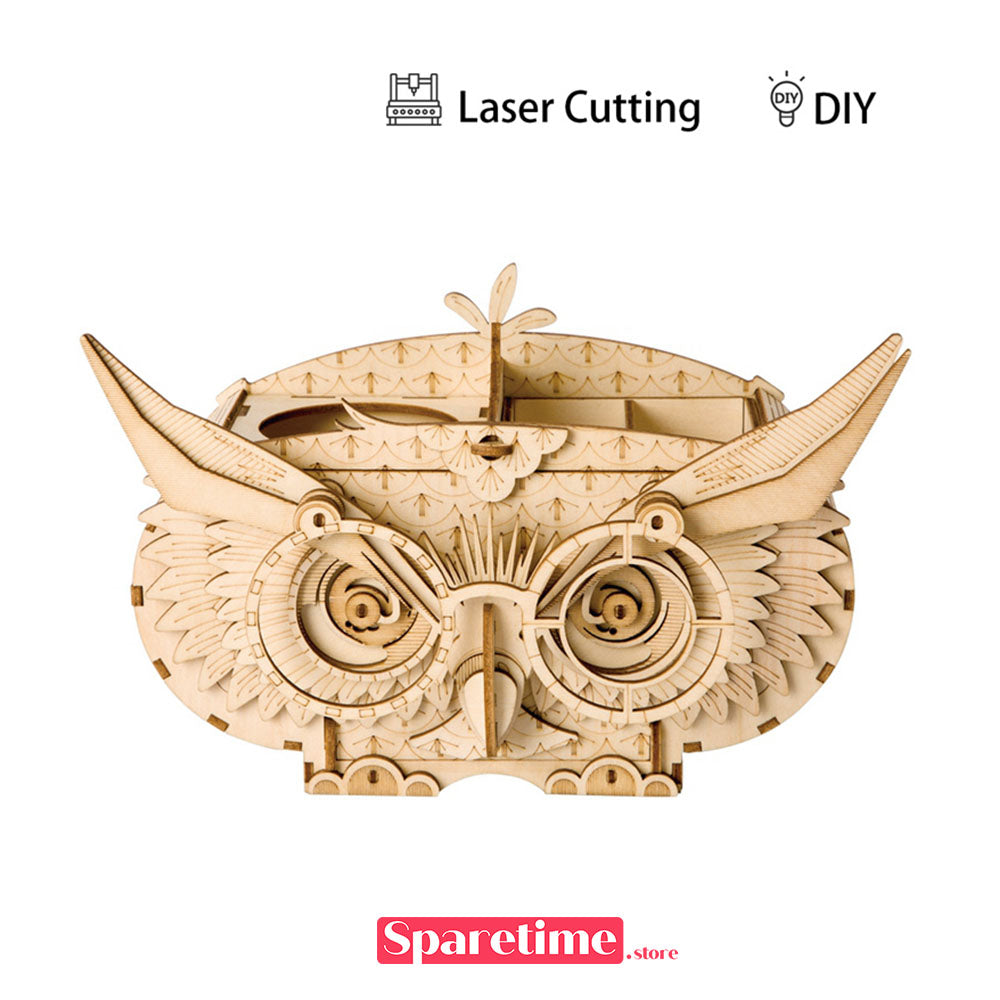 Rolife Owl Box 3D Wooden Puzzle robotime