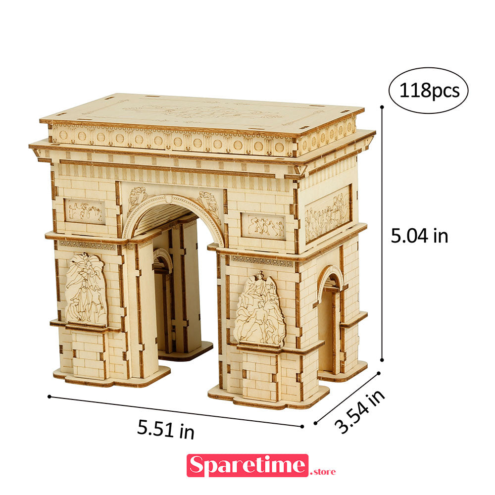 Rolife Arc de Triomphe 3D Wooden Puzzle