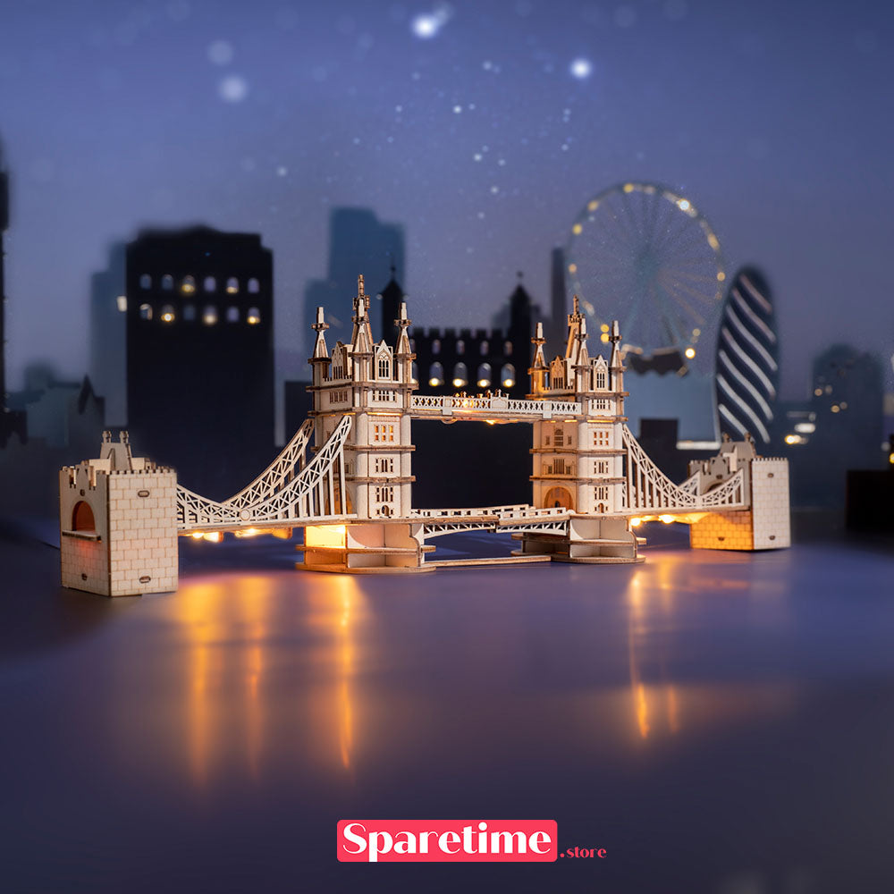 Rolife Tower Bridge With Lights 3D Wooden Puzzles