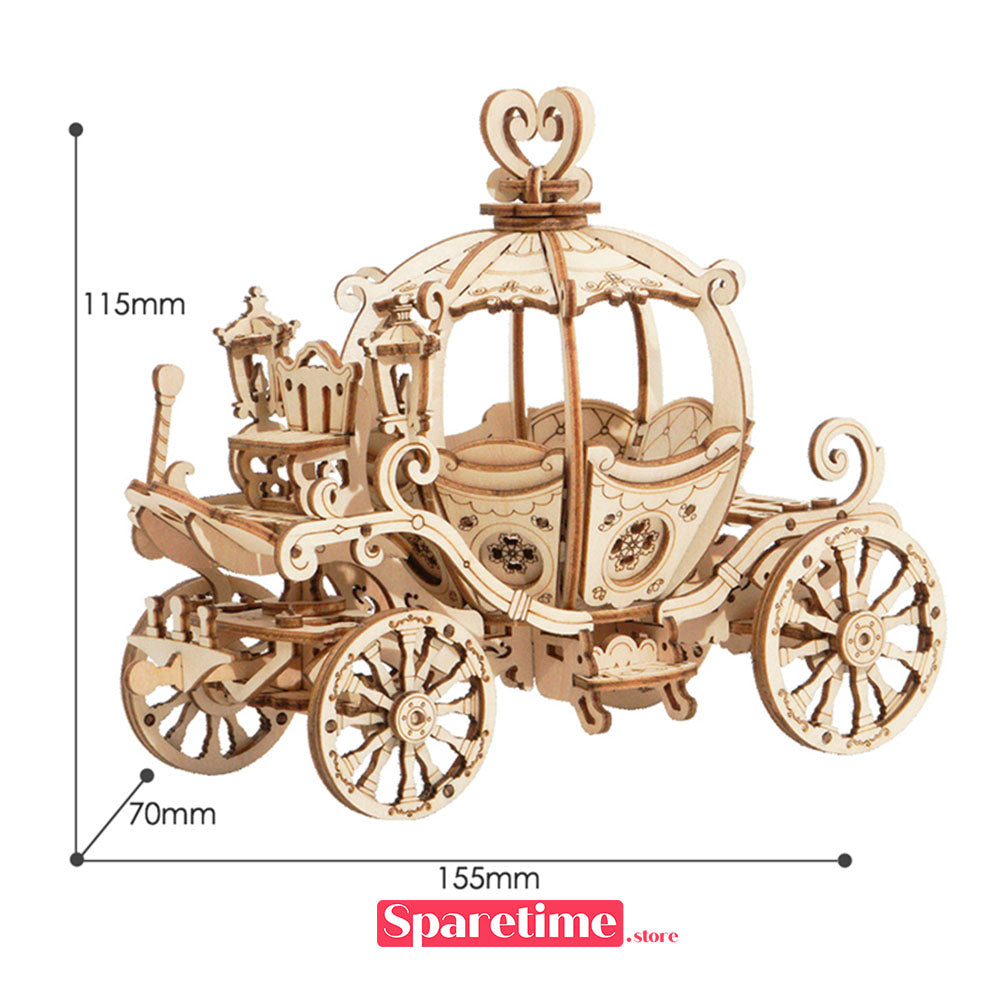 Rolife Pumpkin Carriage 3D Wooden Puzzle robotime
