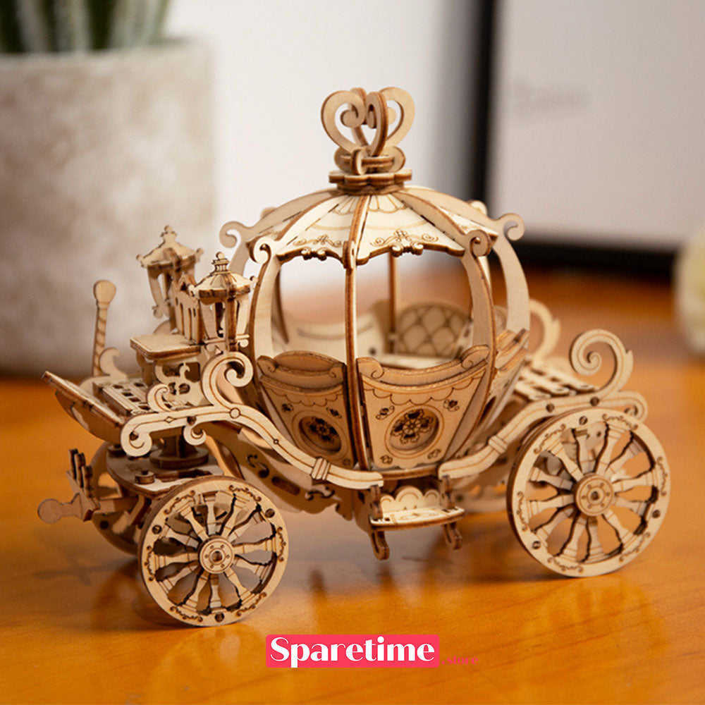 Rolife Pumpkin Carriage 3D Wooden Puzzle robotime