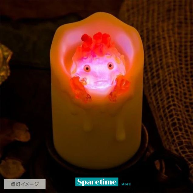 Swinging Calcifer LED Candle "Howl's Moving Castle", Benelic