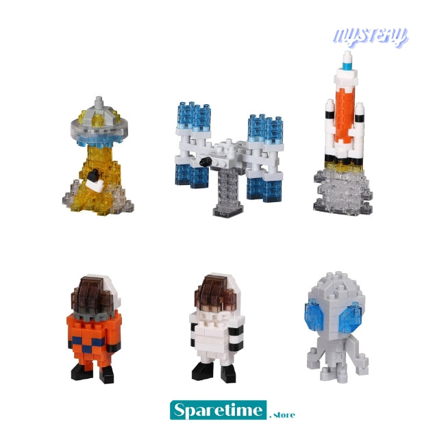 Space Collection Assortment 1 (Blind Box) "Space", Nanoblock mininano Series