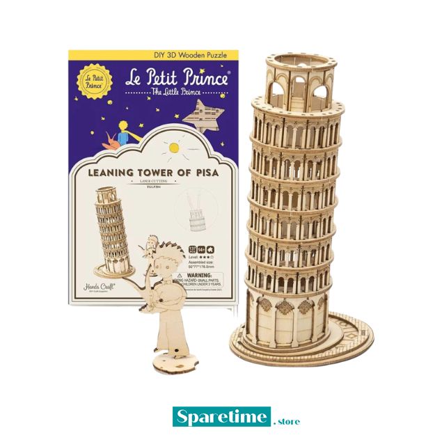3D Wooden Puzzle: The Little Prince and Leaning Tower of Pisa