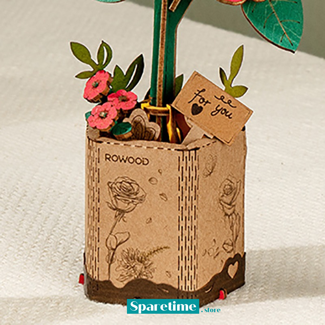 Rowood Wooden Bloom Craft (Camellia)