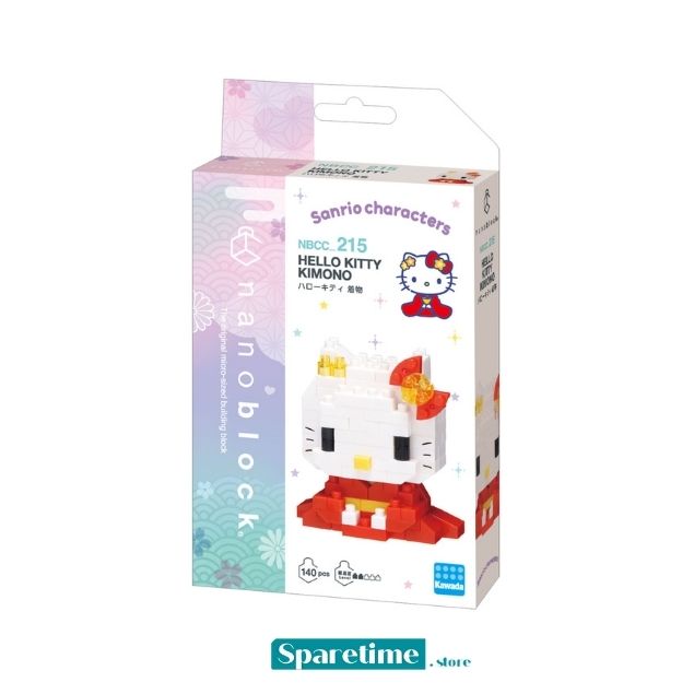 Hello Kitty (Kimono), "Sanrio", Nanoblock Character Collection Series
