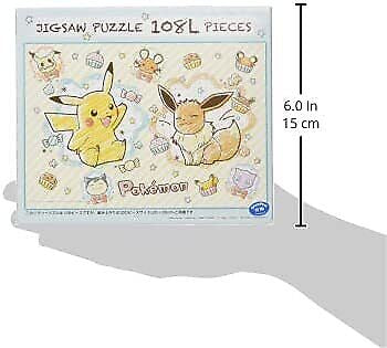 108 Large Piece Jigsaw Puzzle Pocket Monsters Pokemon Crayon Art