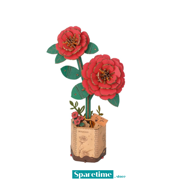 Rowood Wooden Bloom Craft (Camellia)