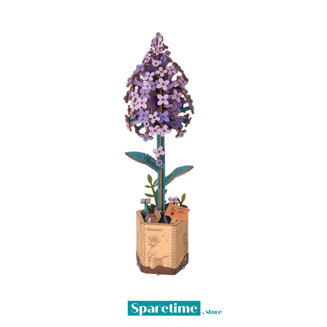 Rowood Wooden Bloom Craft (Lilac)