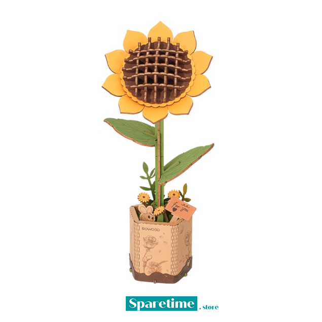 Rowood Wooden Bloom Craft (Sunflower)