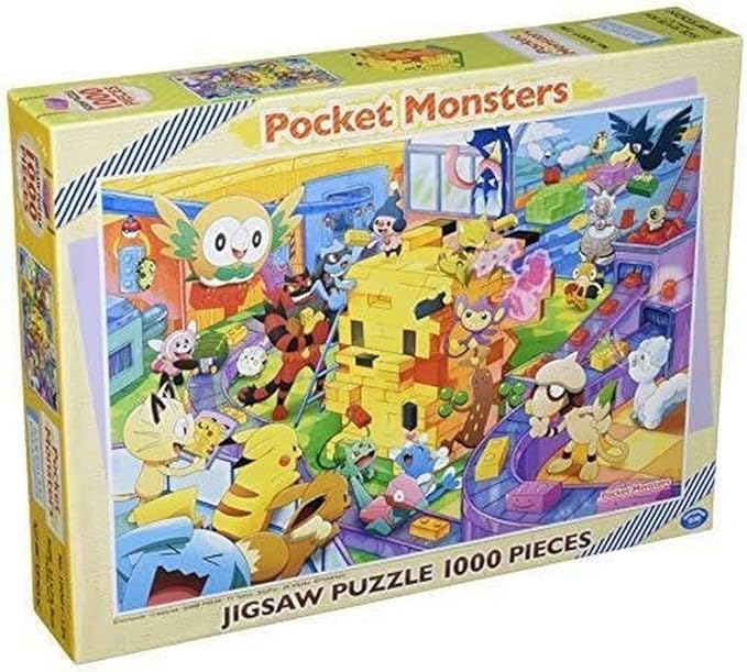 Pokémon - Let’s Make It Together Pikachu Blocks, 1000 Piece Jigsaw Puzzle