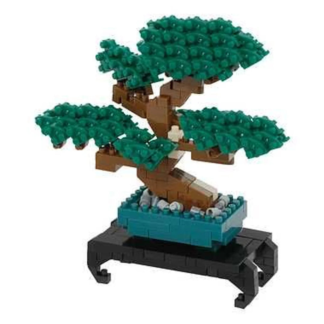 Bonsai Pine "Culture", Nanoblock Sight to See Series