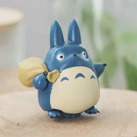 My Neighbor Totoro Medium Blue Totoro Pull Back Figurine