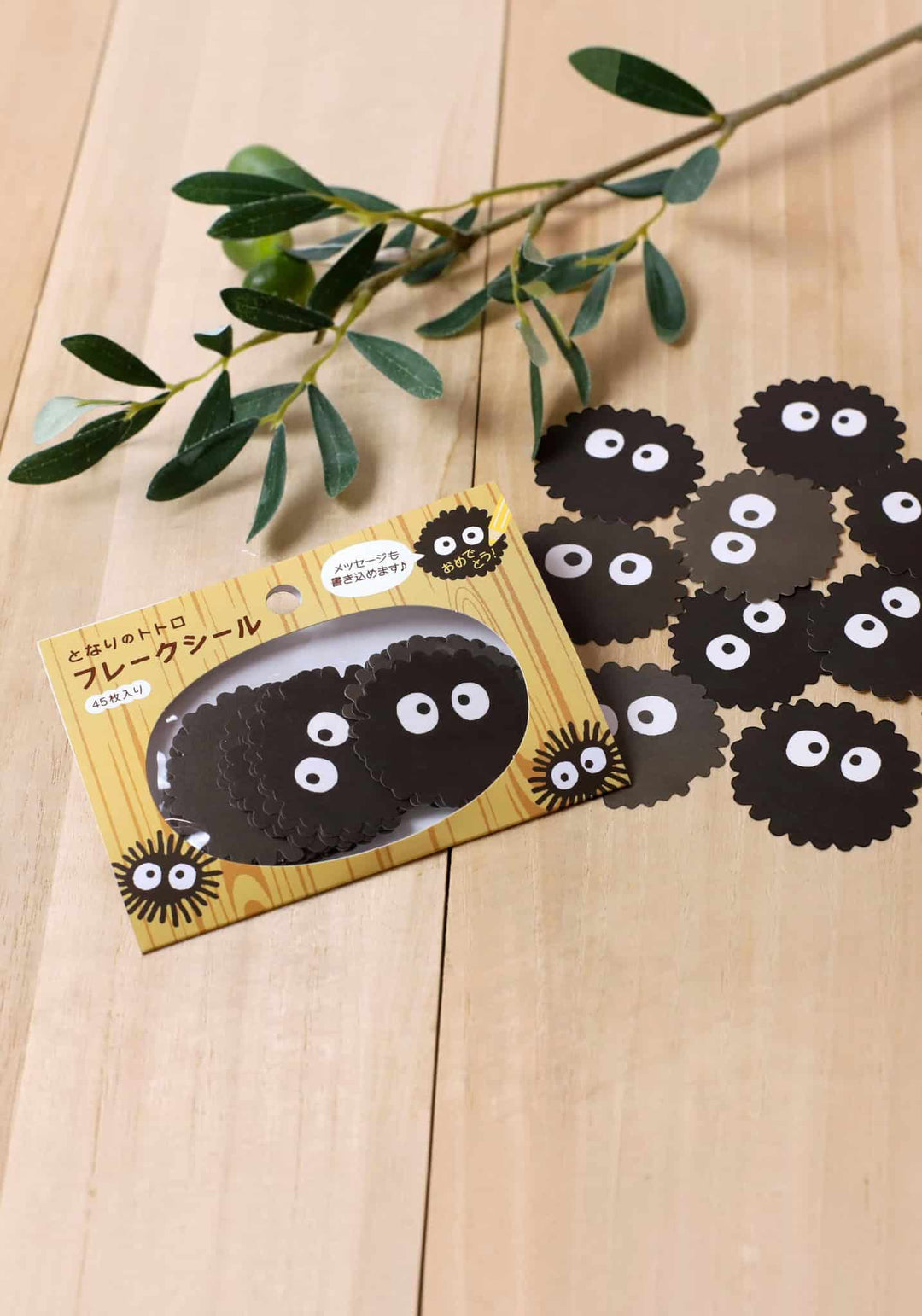 Movic My Neighbor Totoro Flake Sticker Set (Susuwatari)