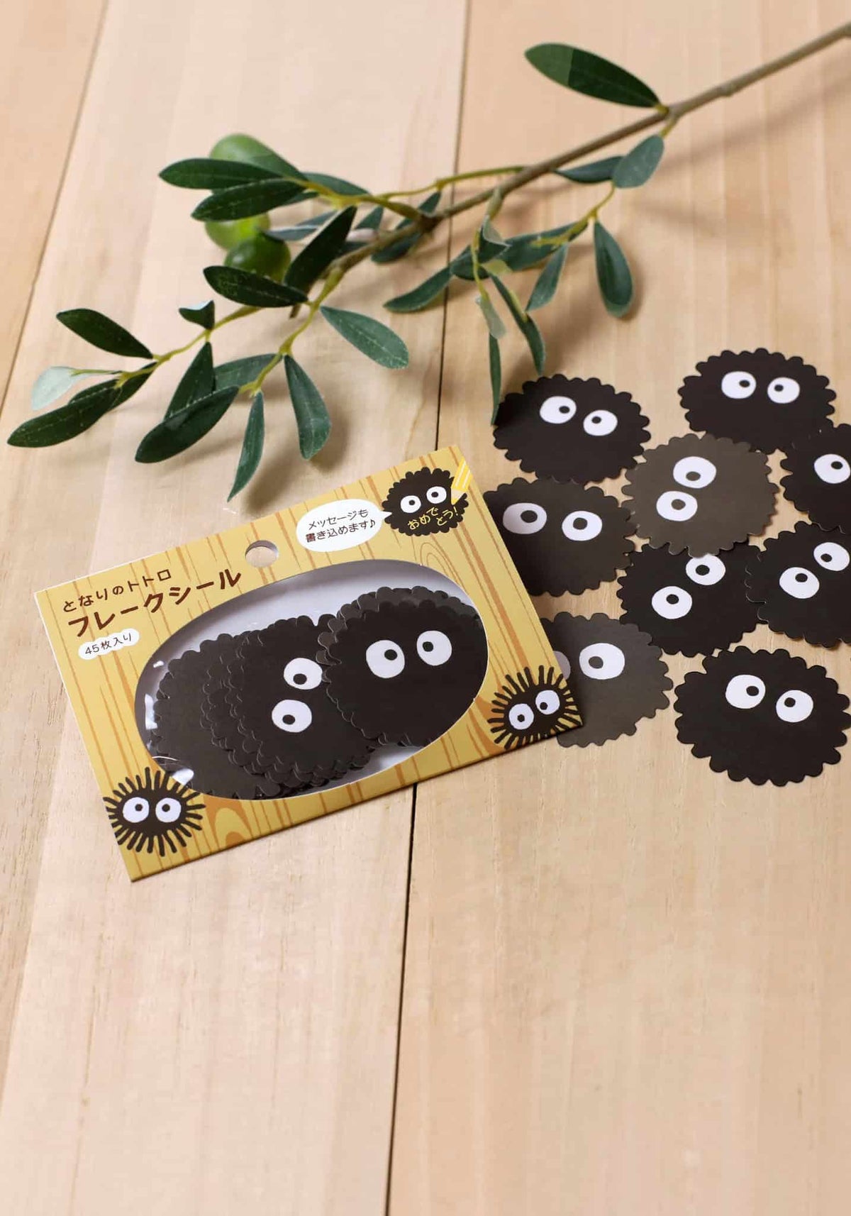 Movic My Neighbor Totoro Flake Sticker Set (Susuwatari)
