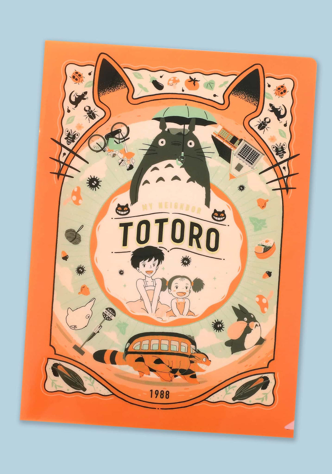 Movic My Neighbor Totoro A4 Clear Document Folder (Retro01)