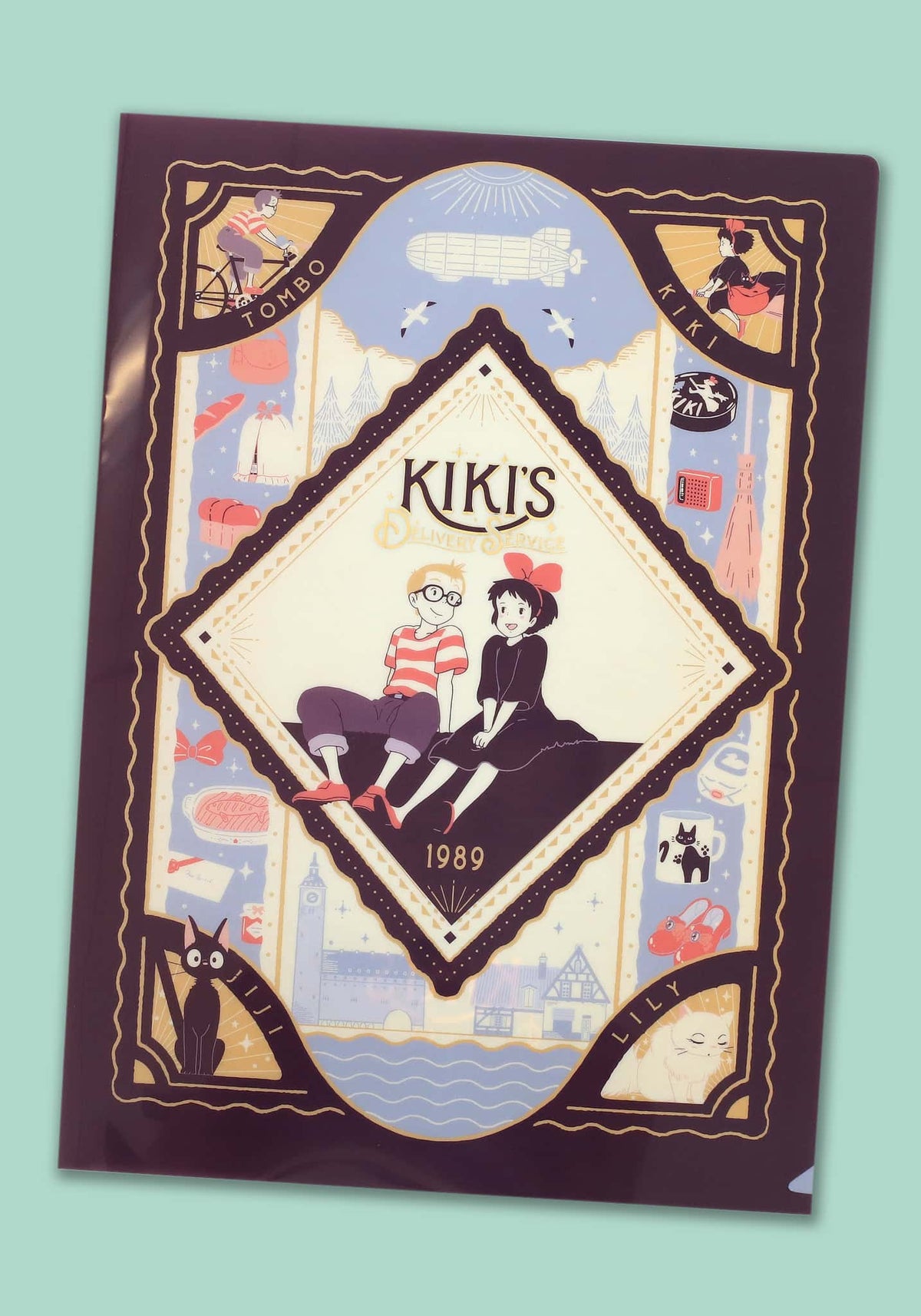 Movic Kiki's Delivery Service A4 Clear Document Folder (Retro02)